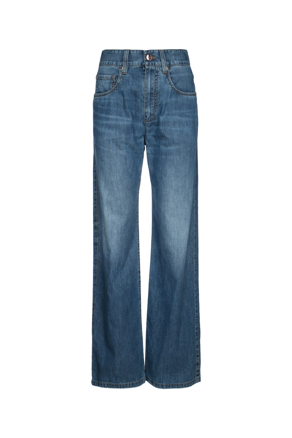Brunello Cucinelli Denim 100% Cotton jeans in blue