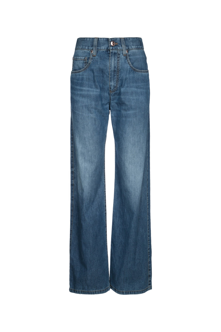 Brunello Cucinelli Denim 100% Cotton jeans in blue