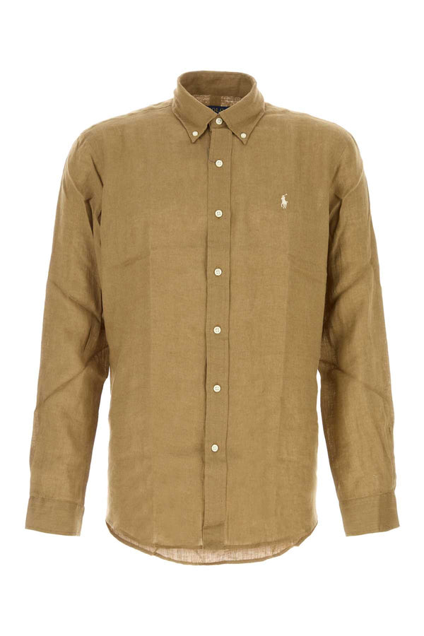 Polo Ralph Lauren Shirt 100% Linen shirt in beige