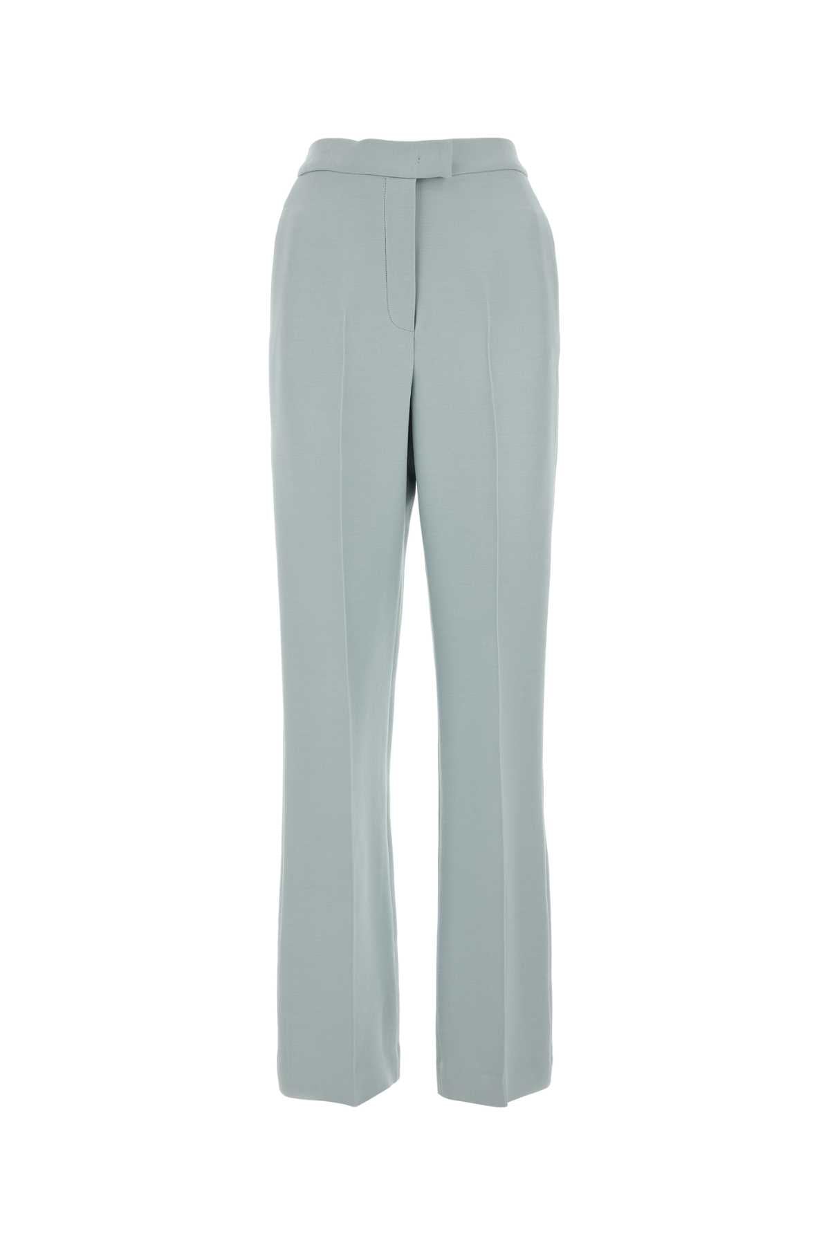 Powder Blue Wool Blend Pant Azzurro Pantaloni