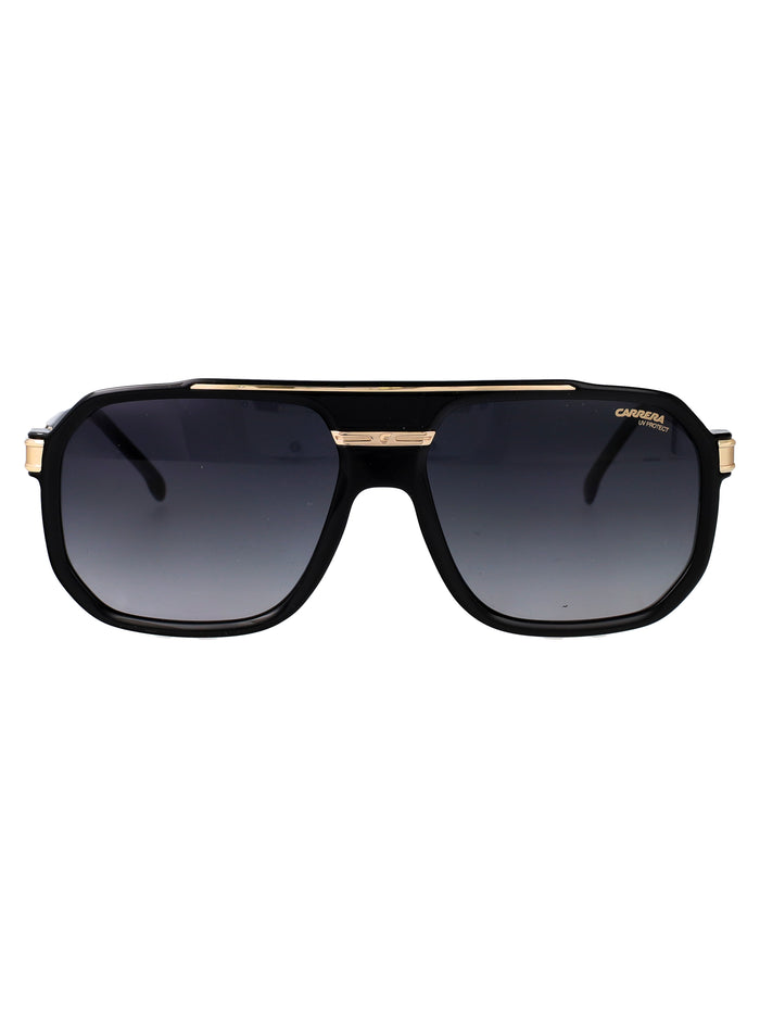 Carrera 1077-S 2m2 Black Gold Polyamide Inj-gril. Sunglasses