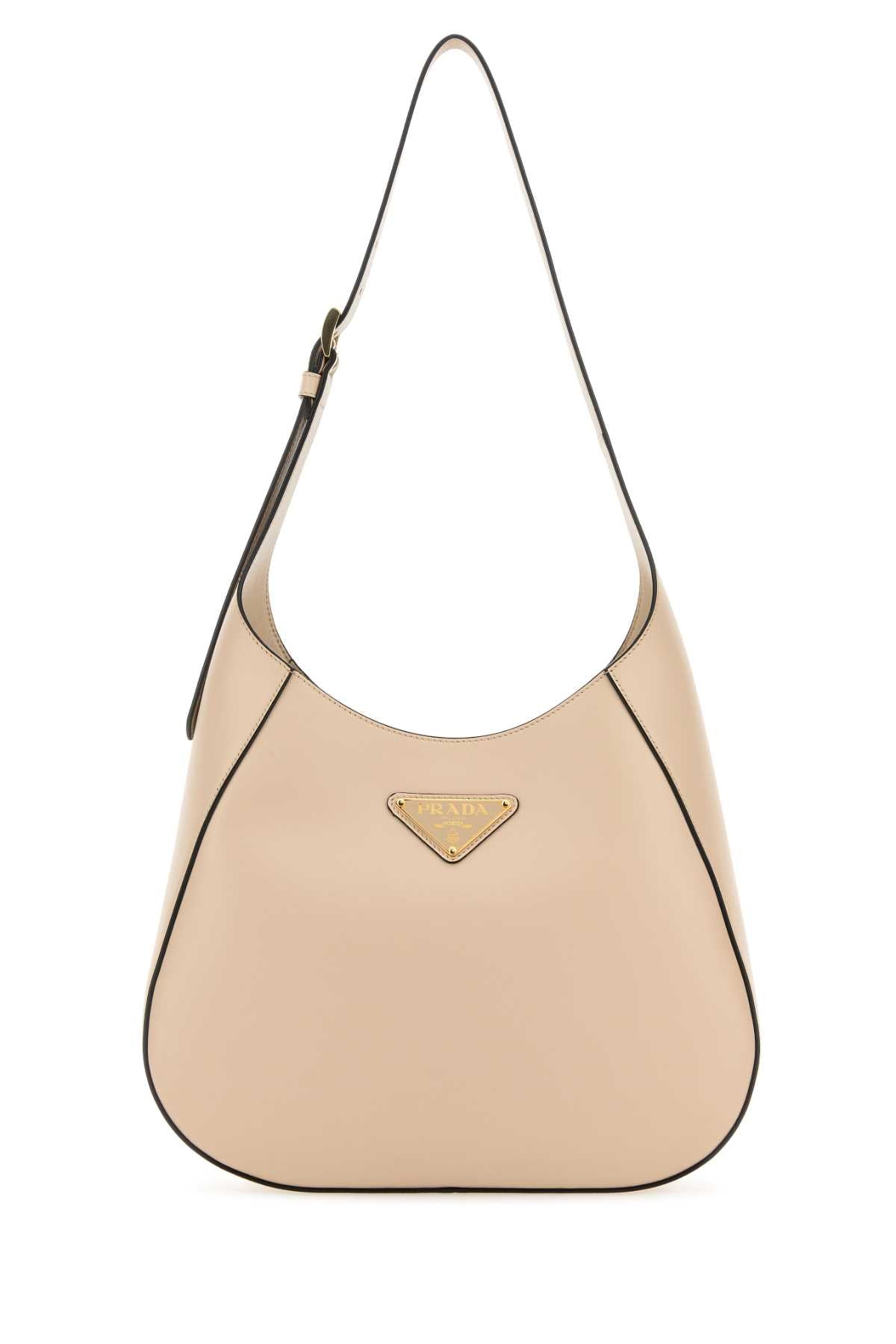 Powder Pink Leather Shoulder Bag Travertinon Borse A Mano