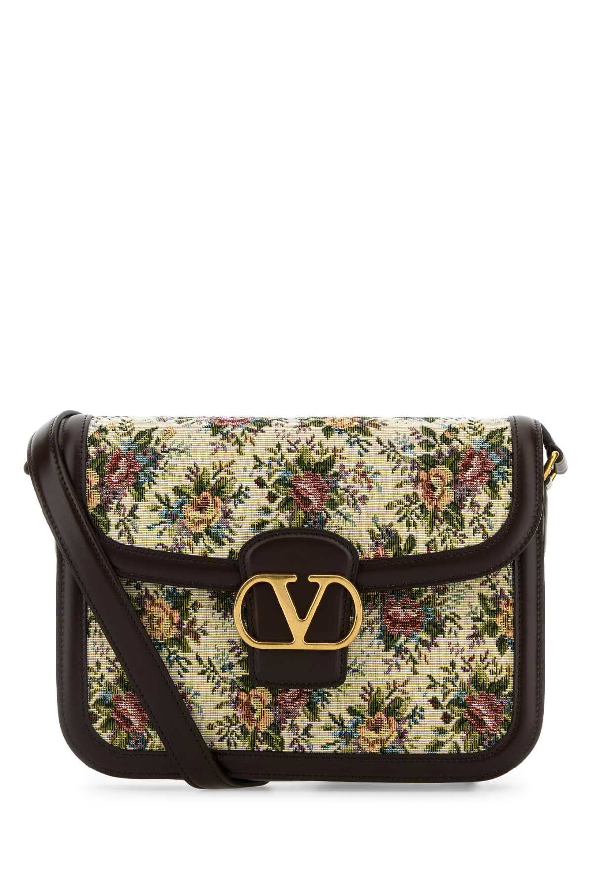 Embroidered Jacquard 9to5 Crossbody Bag Multicoloroakbrown Afcopcpl Borse A Tracolla