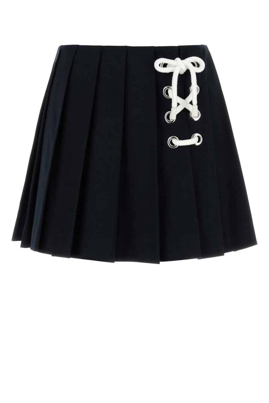 Prada 98% cotton skirt in black