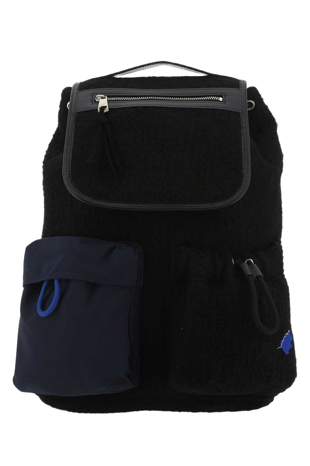 Black Boucle Backpack Zaini