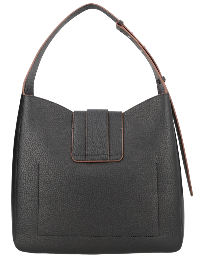 Trend Hobo Bag Black Calfskin Shoulder