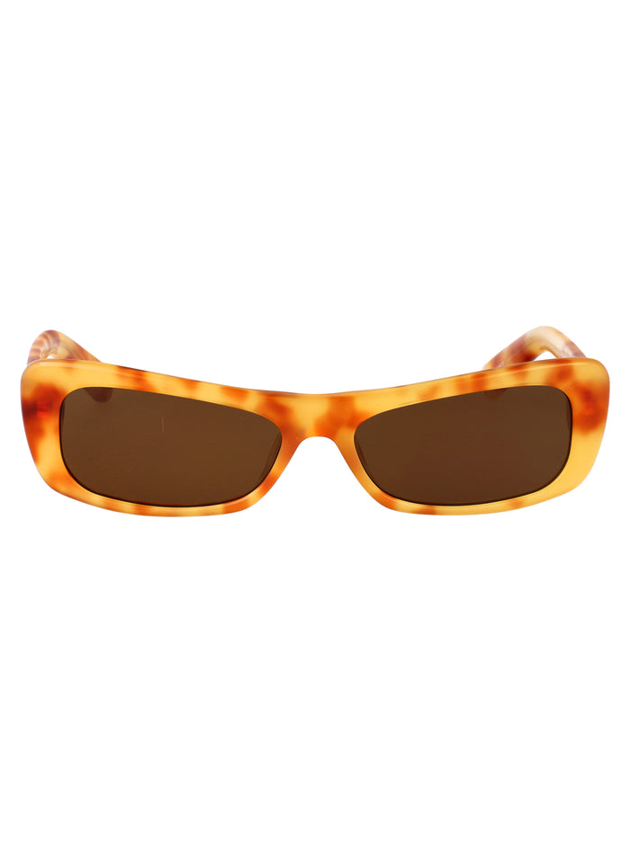Capri Beige T-shell/ Gold/ Brown Acetate Sunglasses