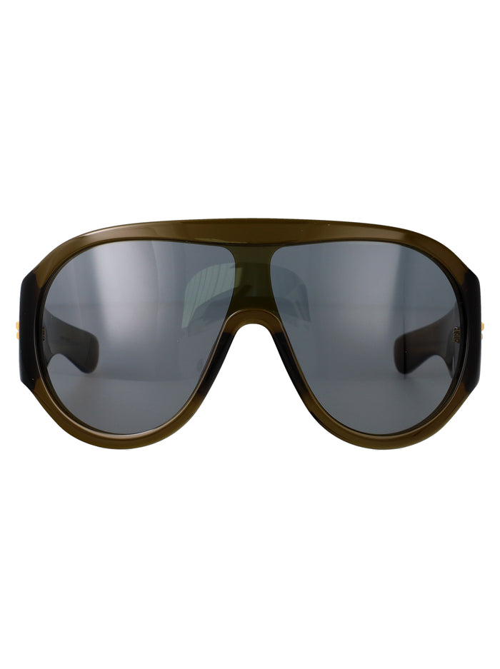 Bv1345s Green-green-grey Acetate Sunglasses