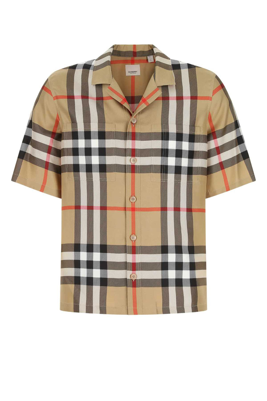 Burberry 100% Silk shirt in beige