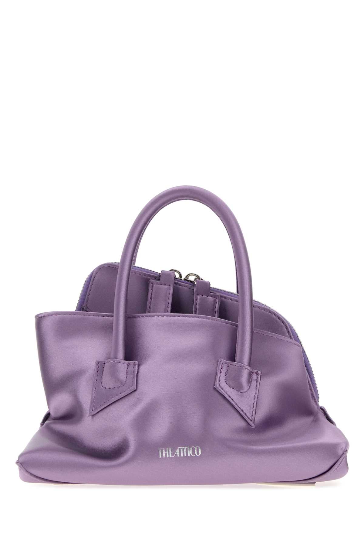 Lilac Satin Mini La Passeggiata Handbag Borse A Mano