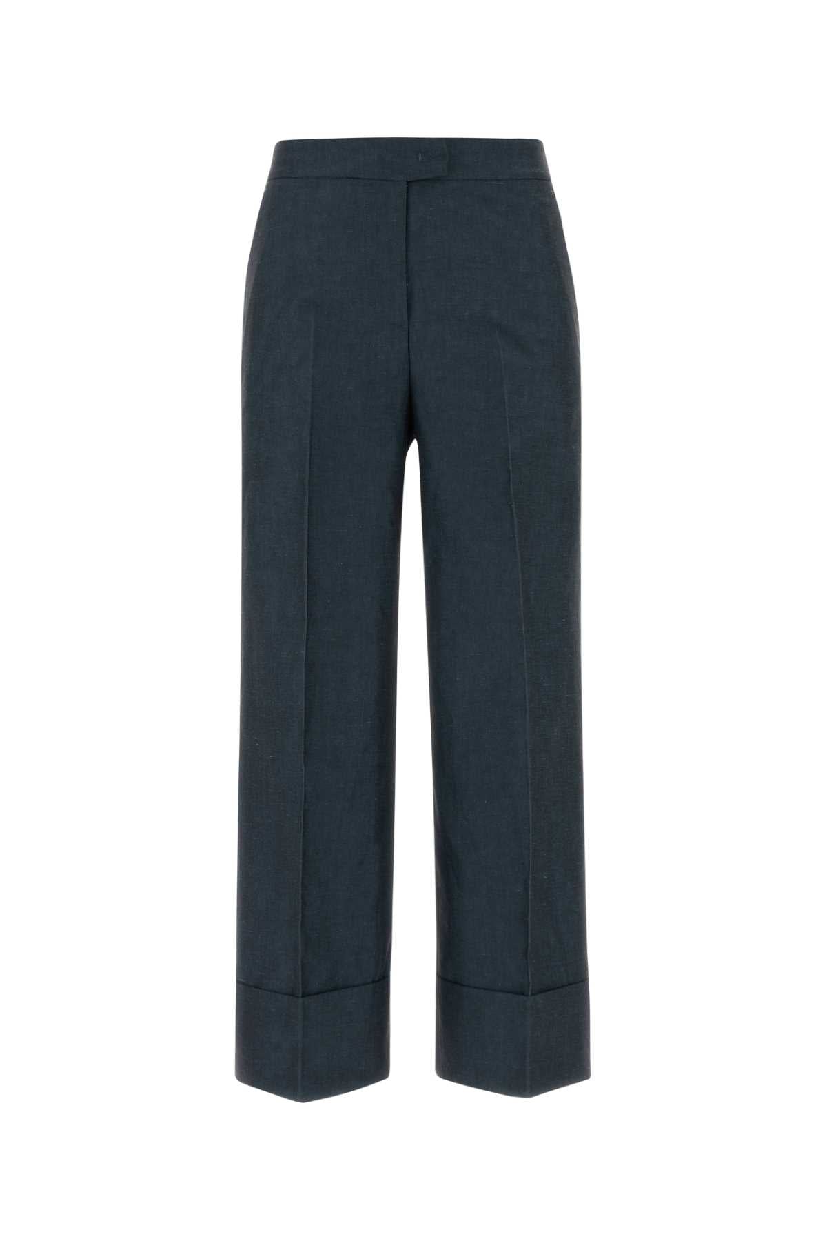 Cdvsttz00stdzi33 0370 Blu Exterior: Cotton Linen Pantaloni