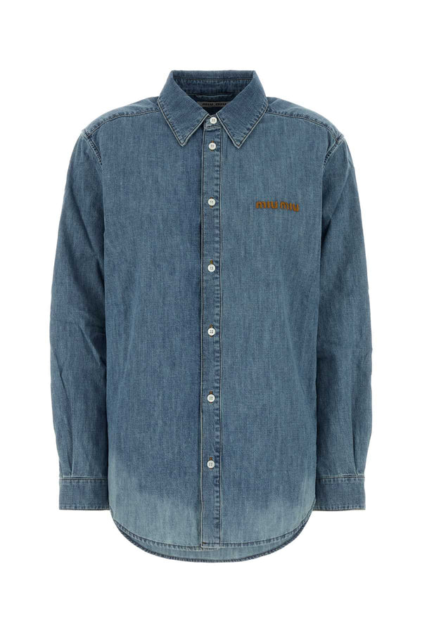 Miu Miu 100% Cotton shirt in blue