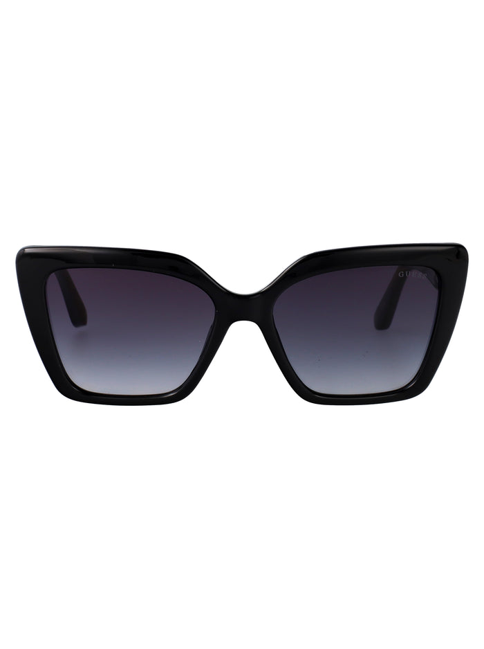 Gu00162 01b Nero Lucido / Fumo Grad Injected Sunglasses