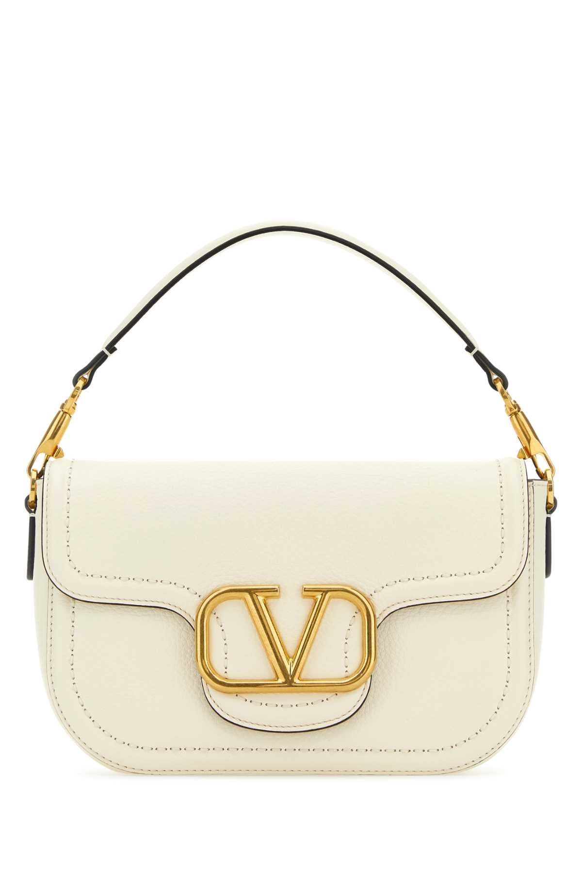 Ivory Leather Alltime Shoulder Bag Borse A Mano