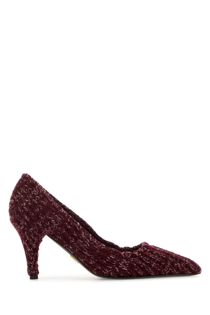 Melange Bordeaux Fabric Pumps Porpora+bia Nco Pawswv Scarpe Con Tacco