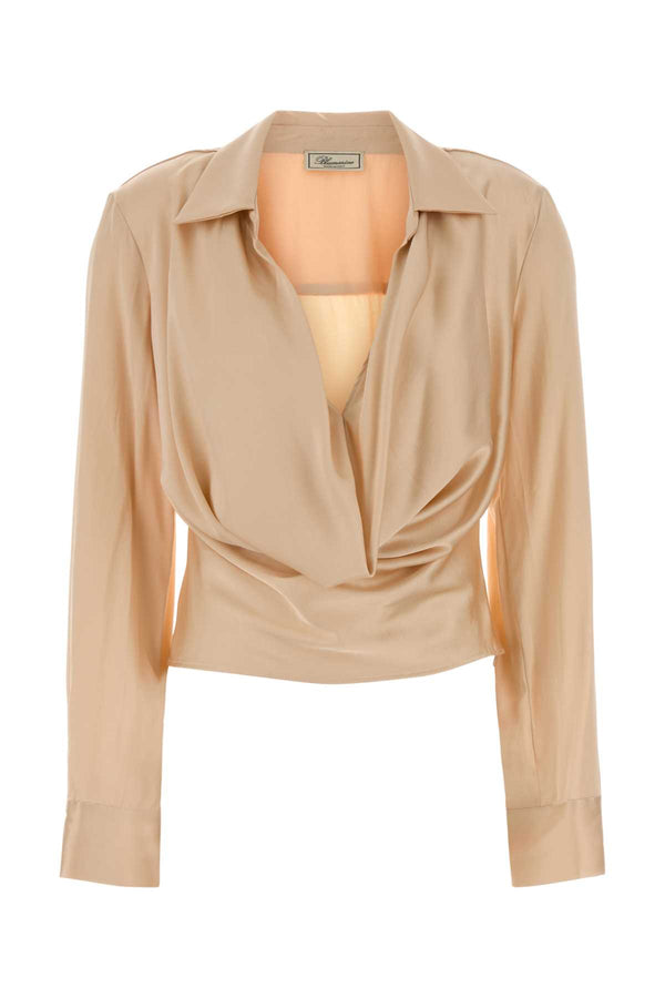 Blumarine 98% Viscose blouse in beige