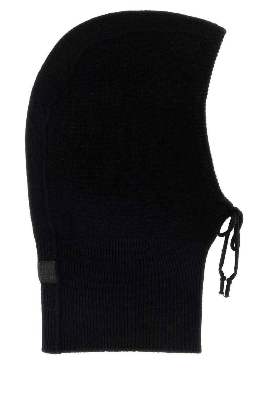 MM6 Maison Margiela CAP 80% Wool balaclava in black