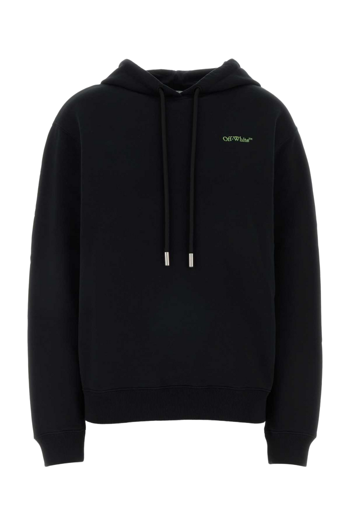 Black Cotton Sweatshirt Blackbeech Exterior: Felpe