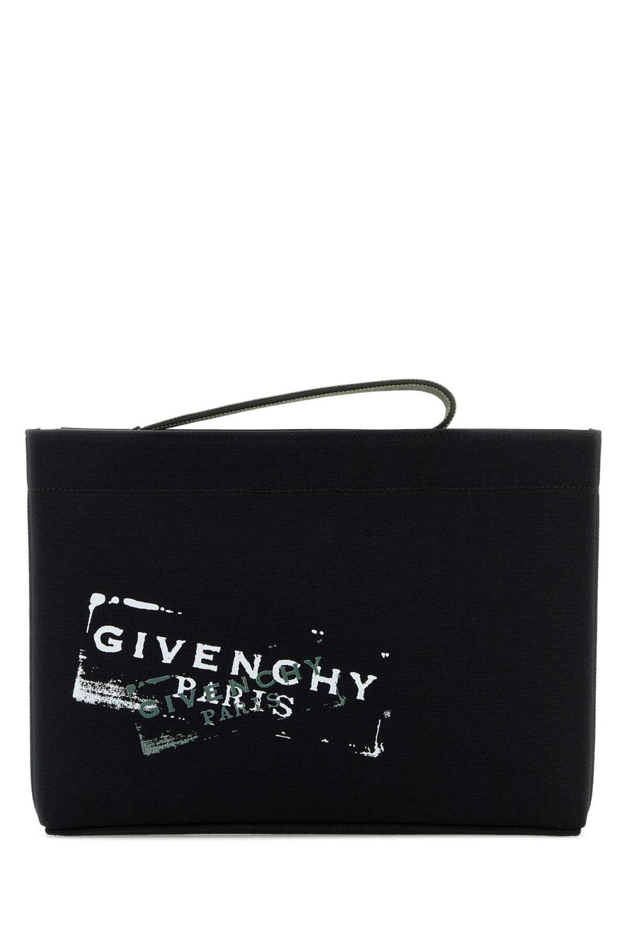 Givenchy Pouch Exterior: 100% Cotton clutch in black