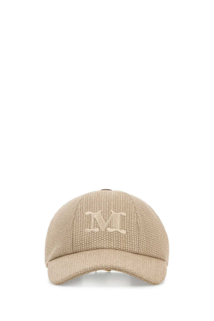 Sand Raffia Circense Baseball Cap Ecru Cappelli E Fasce Per Capelli