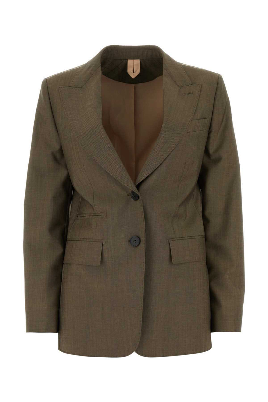 Max Mara Apice 84% Virgin wool blazer in brown
