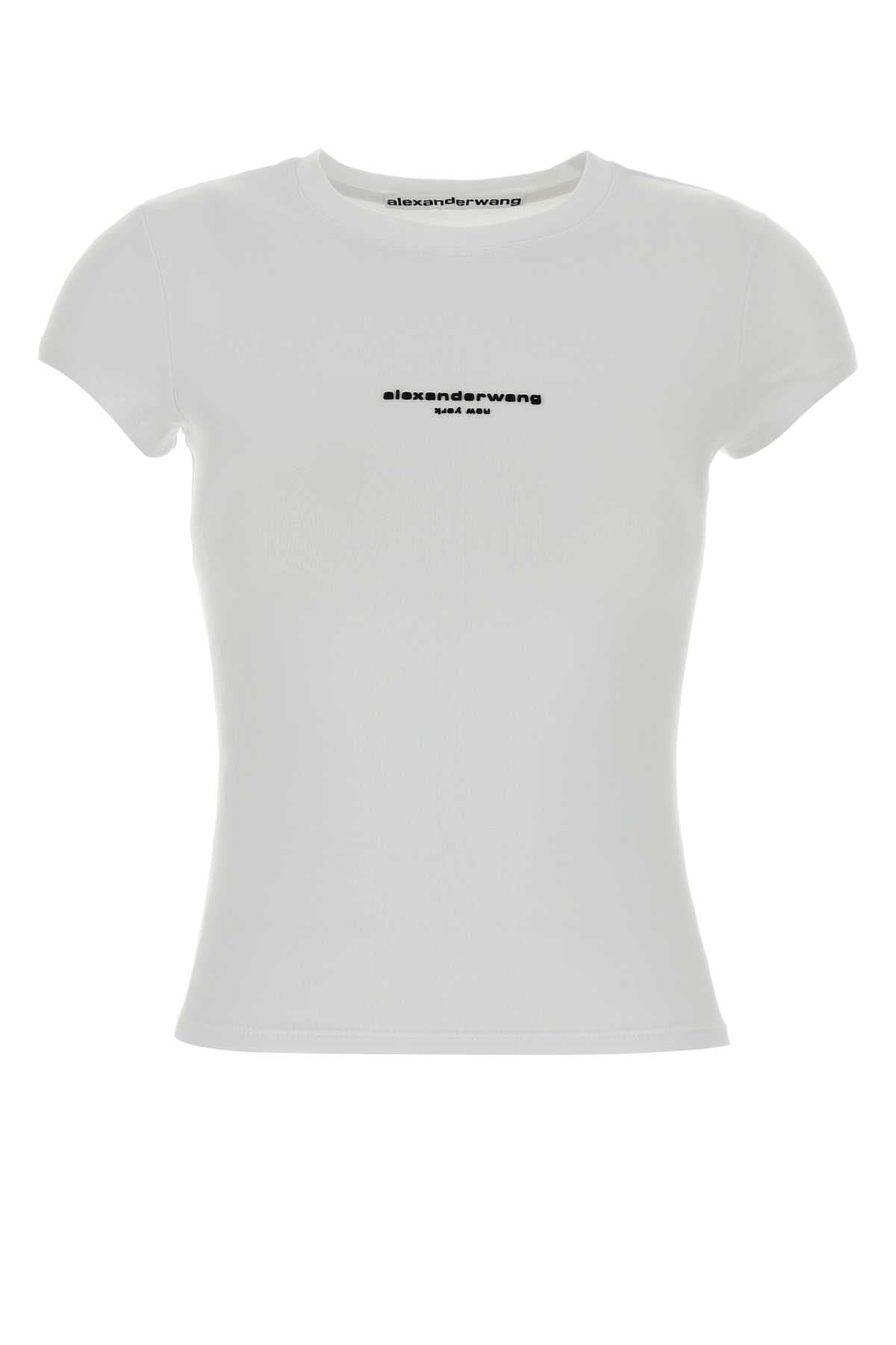 White Exterior: Cotton Elastane T-shirt