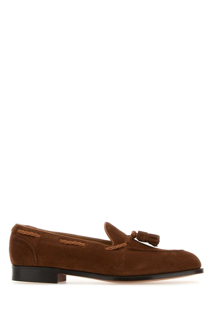 Brown Suede Belgravia Loafers Snuffsuede Mocassini