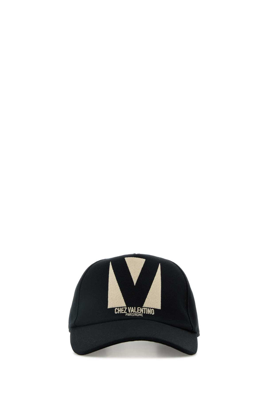 Valentino Garavani Chez 100% Cotton baseball cap in black