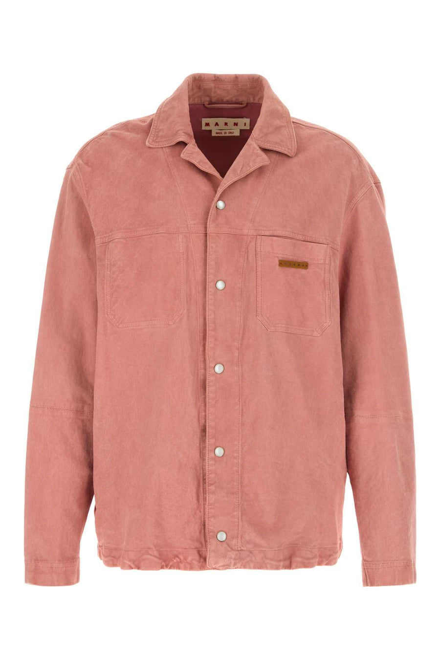 Marni Shirt 100% Ovine leather shirt in pink