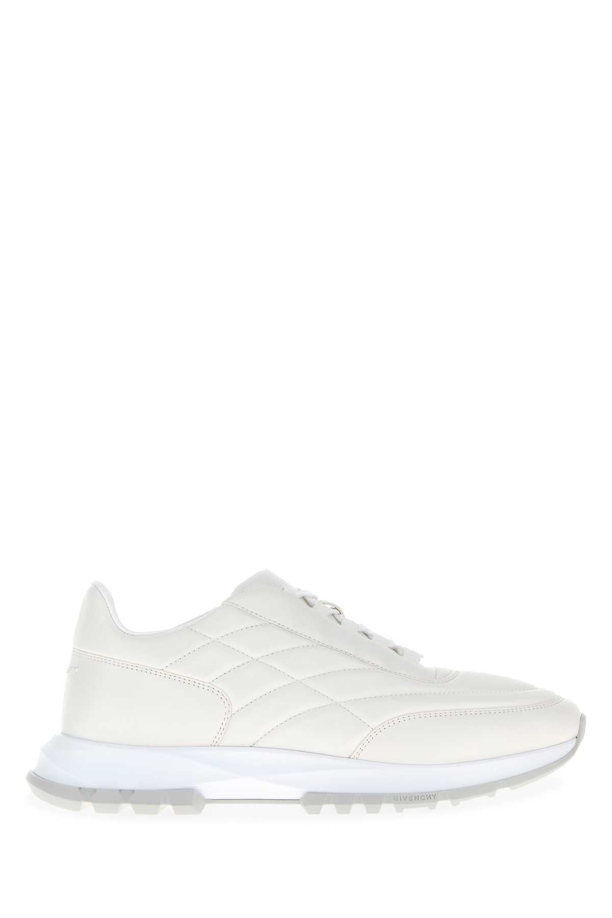 White Leather Trainers Sneakers