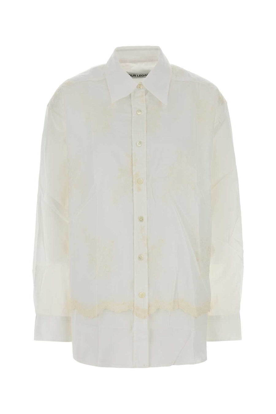 Our Legacy Shirt 100% Cotton shirt in white