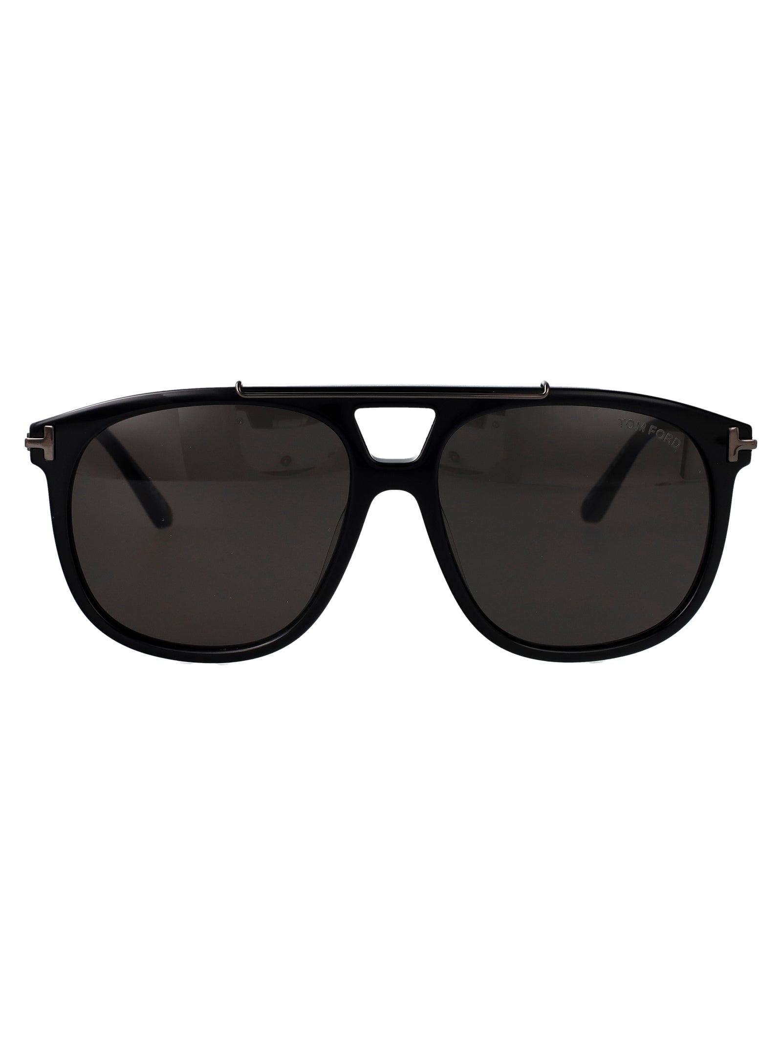 Ft1306 01a Nero Lucido / Fumo Acetate Sunglasses