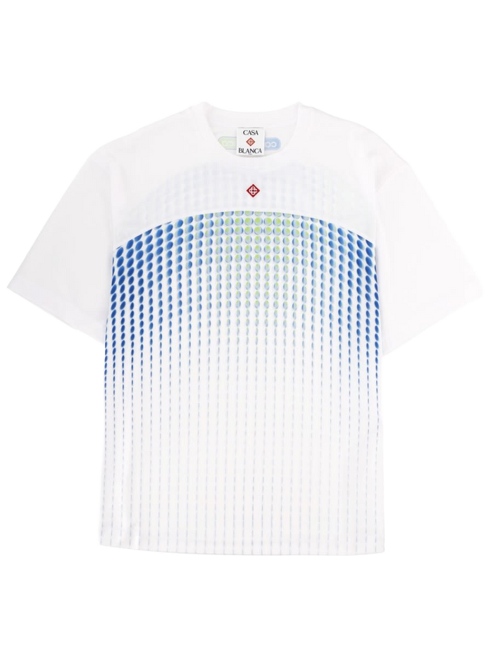 T-Shirt With Print White Polyester T-shirts