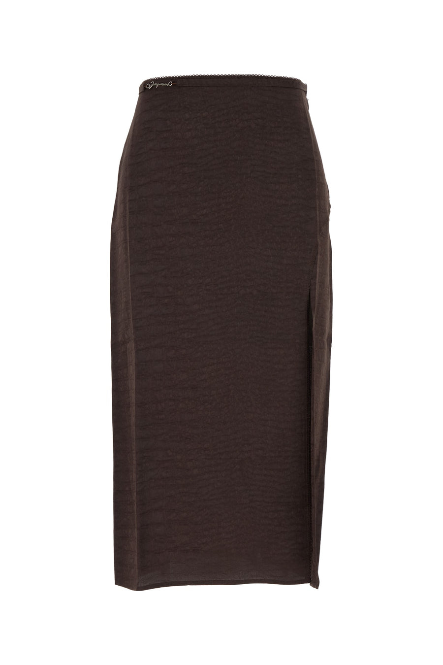 Jacquemus Jupe Knit skirt in brown