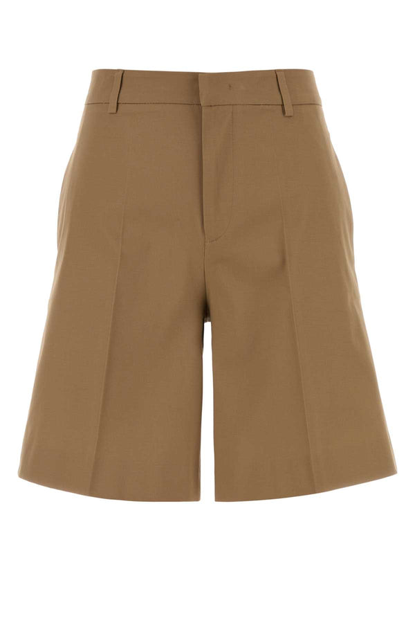 Pt Torino 97% Cotton bermuda shorts in beige