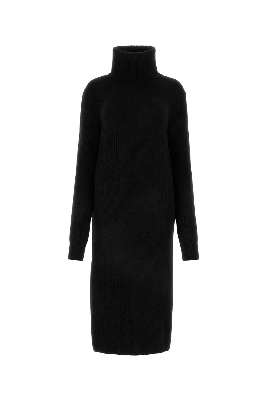 Saint Laurent 56% wool dress in black
