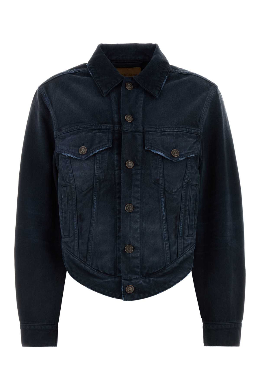 Balenciaga Waistband Cotton 100% jacket in navy