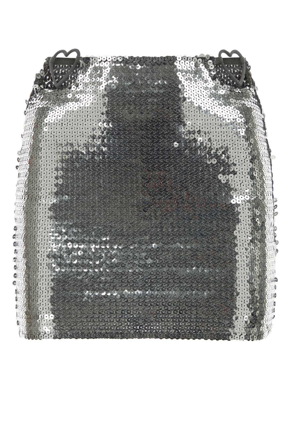 Nensi Dojaka 60% Polyester skirt in silver