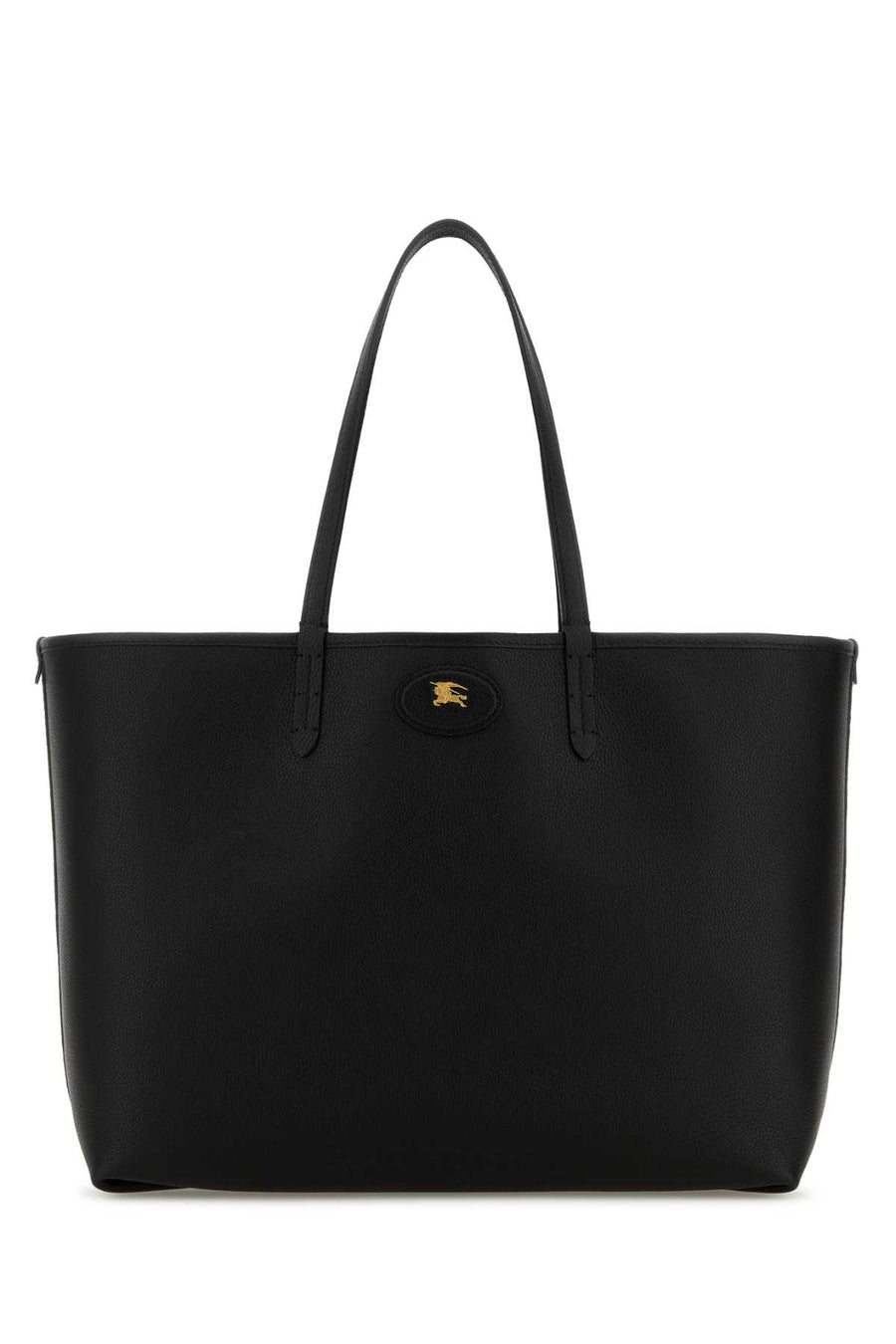 Burberry Reversible 100% Calf Grain Leather (Bos Taurus) tote bag in black