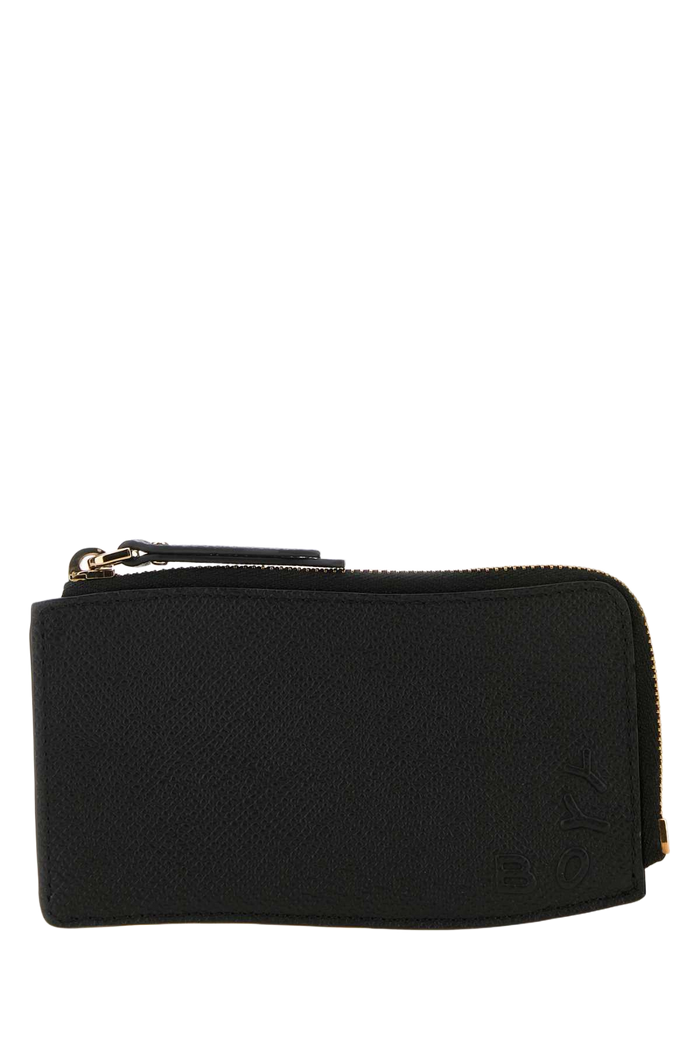 Black Leather Epsom Cardholder Portafogli