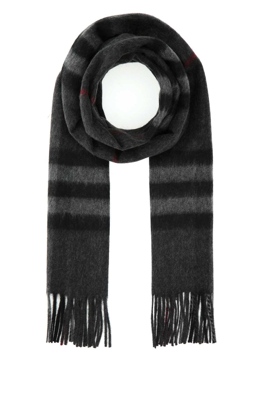 Burberry Giant 100% Cashmere scarf in charcoal