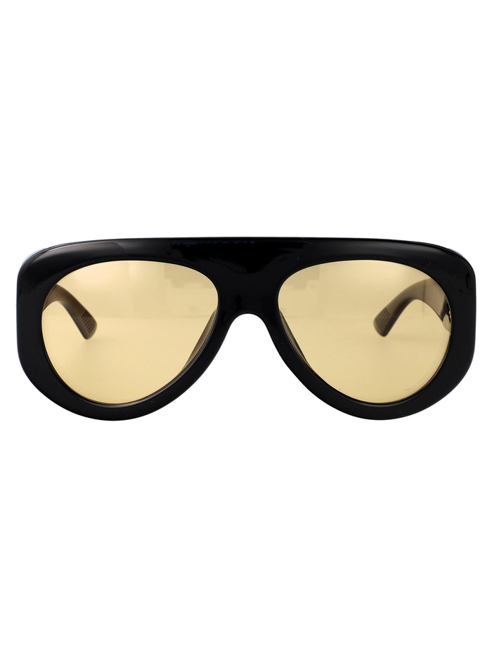 Bv1362s Black-black-orange Injected Sunglasses