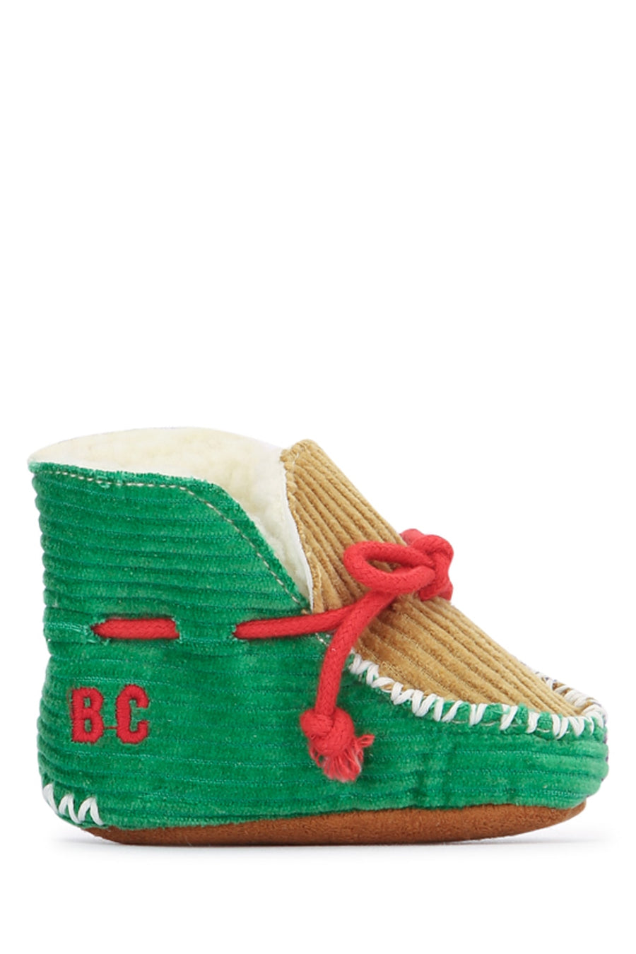Bobo Choses Booties Corduroy boot in green
