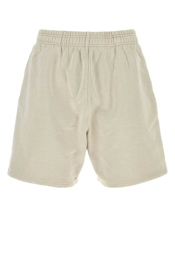 Entire Studios Sweatshort 100% Cotton bermuda shorts in beige