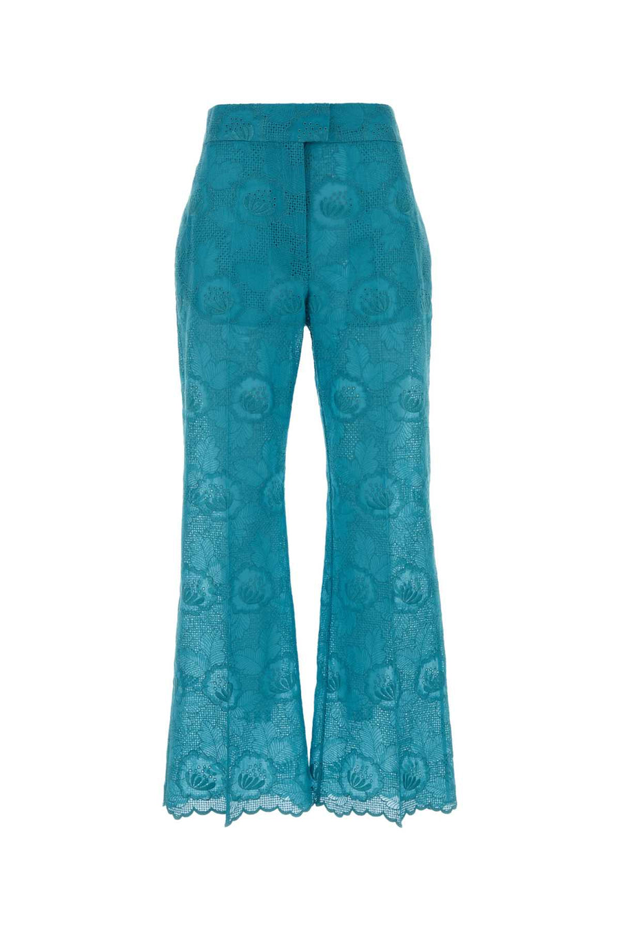 Valentino Garavani Mossi 100% Cotton trouser in blue