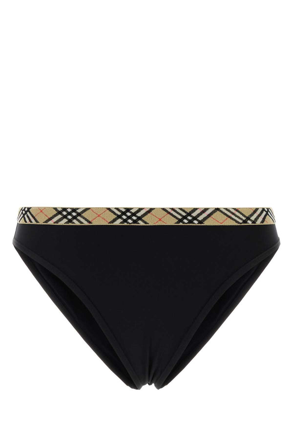 Burberry Exterior: 84% Nylon 16% Elastane; Lining: 100% Fabric bikini bottom in black