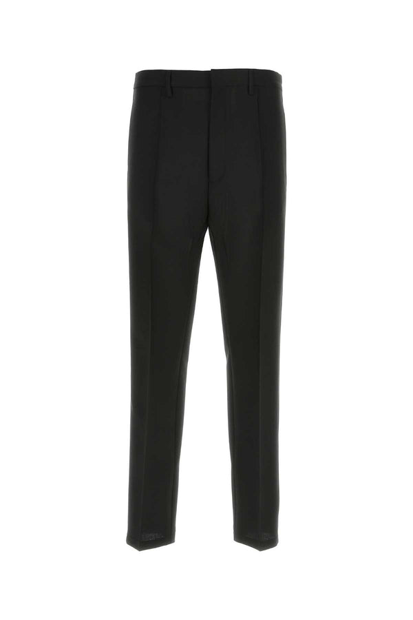Prada 60% Wool trousers in black