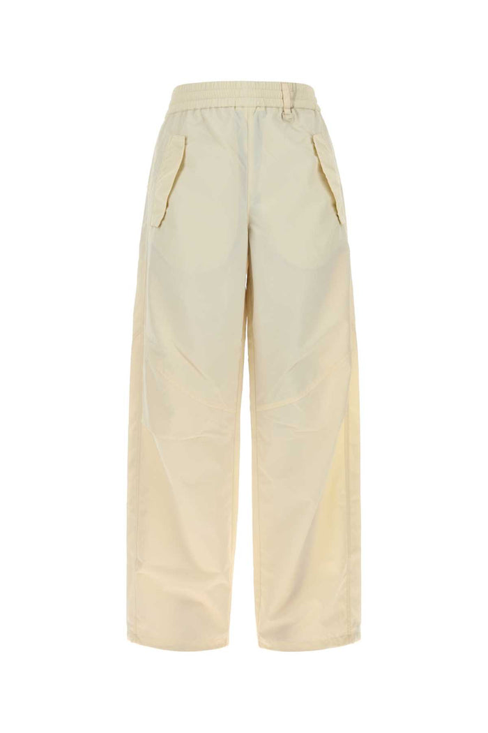 Ivory Nylon Pant Pannascuro Exterior: Pantaloni