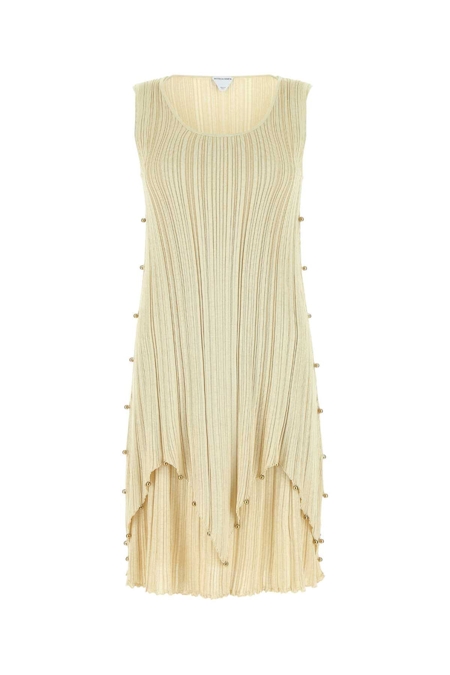 Bottega Veneta 59% Polyester 41% Viscose dress in gold