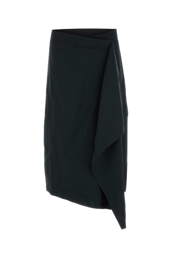 AMI Paris Midi Exterior: 100% Virgin wool; Lining: 60% Acetate skirt in black